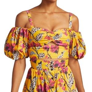 A.L.C Melody Off the Shoulder Crop Top